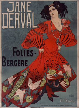 Jane Derval Folies-Bergère (Paris, 1904)