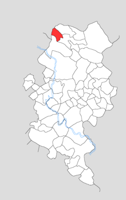 Map showing Jampur in Kotla block
