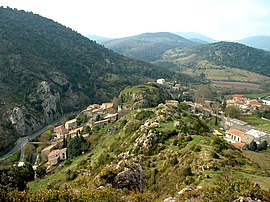 A general view of Laroque-de-Fa