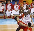 Image 7LeBron James (USA, in white) attempts a shot against China's Yao Ming at the 2008 Olympics