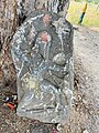 Hero stone found in Mallapur village Jagitial district Telangana