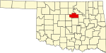 State map highlighting Payne County