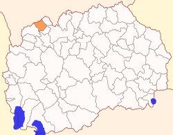 Location of Municipality of Tearce