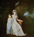 Madame de Staël und ihre Tochter, Öl auf Leinwand, um 1805