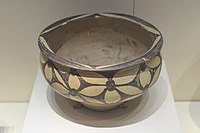 Painted pottery basin; 5000-3000 BC; National Museum of China