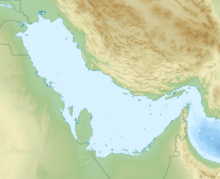 AUH is located in Persian Gulf
