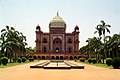 Safdarjung's Tomb is a garden tomb within a marble mausoleum.