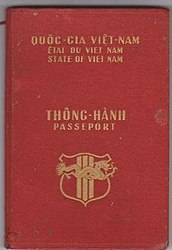 Passport design of the State of Vietnam.