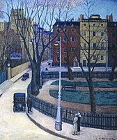 Berkeley Square (ca. 1935), by Stanislawa de Karlowska, Tate Britain, London.