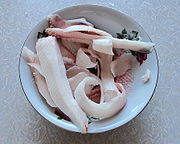 Stroganina is traditionally made with freshwater whitefish