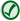encirled green checkmark