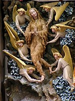Mary Magdalen and angels, end 14th century (?), from the Hanseatic city of Toruń in Poland