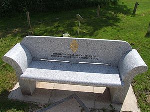 Memorial seat at the National Arboretum.