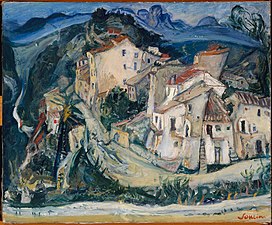View of Cagnes (c. 1924 –25) oil on canvas, 23.7 × 28.8 in., Metropolitan Museum of Art, New York