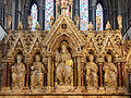 Reredos high altar, Worcester Cathedral (1867–68)