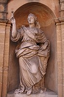 A statue of Deborah (1792) in Aix-en-Provence, France
