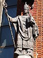 Albert of Riga, copy of an original statue by Karl Hans Bernewitz on the façade of the cathedral