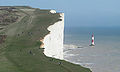 Image 7Looking towards the cliffs and lighthouse from the west near Birling Gap. (from Beachy Head)