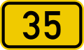 Zeichen 401 (Nummernschild für) Bundesstraßen