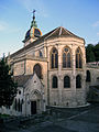 The seat of the Archdiocese of Besançon is Basilique-Cathédrale Saint-Jean l’évangéliste.