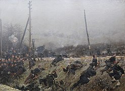 Battle at the Railway Embankment (1874)
