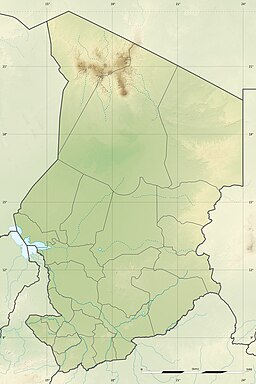 Location of Lake Katam in Chad.