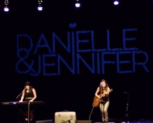 Danielle and Jennifer performing at The Sellersville Theater