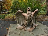 Eagle, National Zoo, Washington, D.C. Salvaged from Pennsylvania Station, New York City