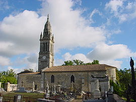 The church in Sainte-Eulalie