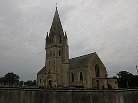 The church in Bricqueville