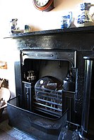 Fireplace in the Butler's Pantry