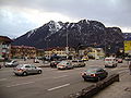 B 2 im Zentrum von Garmisch-Partenkirchen