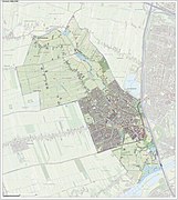 Dutch Topographic map of the municipality of IJsselstein, June 2015