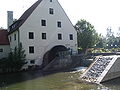 lower mill at the Kammel in Krumbach, today: parish hall St Michael
