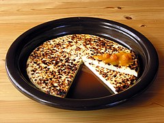 Leipäjuusto (bread cheese) served with cloudberry jam