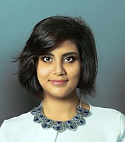 Loujain al-Hathloul, a Saudi citizen who was jailed after she drove a car in the country using her UAE license