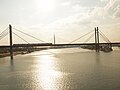 Die Neue Belgrader Eisenbahnbrücke über die Save