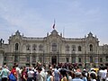 Lima's Palace of Government during the changing of the guard.