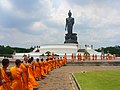 Buddha-Statue von Silpa Bhirasri im Phutthamonthon-Park nahe Bangkok