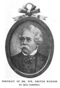 Portrait of Dr. William Argyle Watson