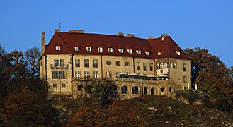 Przegorzały Castle (germ. Schloss Wartenberg) in Kraków (by Adolf Szyszko-Bohusz, Richard Pfob, Hans Petermair, 1941–43)