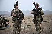 Rangers in Puli Alam District, Afghanistan, 28 August 2012