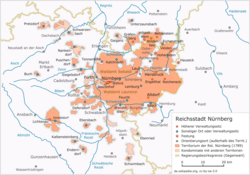 Das Territorium der Reichsstadt Nürnberg (1789)