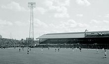 One of the stands of Sunderland's Roker Park ground