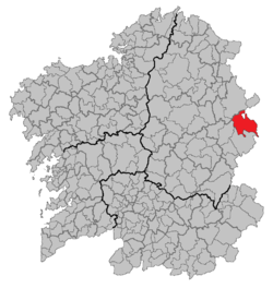 Location of Navia de Suarna