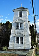 The "Spite Tower" in Adamsville, a hamlet of Little Compton, is a water tower which is purported to have been built out of spite.[45]