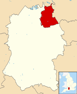 Shown within Wiltshire