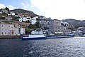 On the left the Museum of Hydra. On the right the Tsamados mansion.
