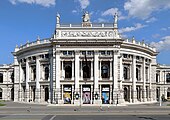 Burgtheater in Vienna, Austria, 1888