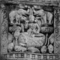 Queen Maya lustrated by Elephants.